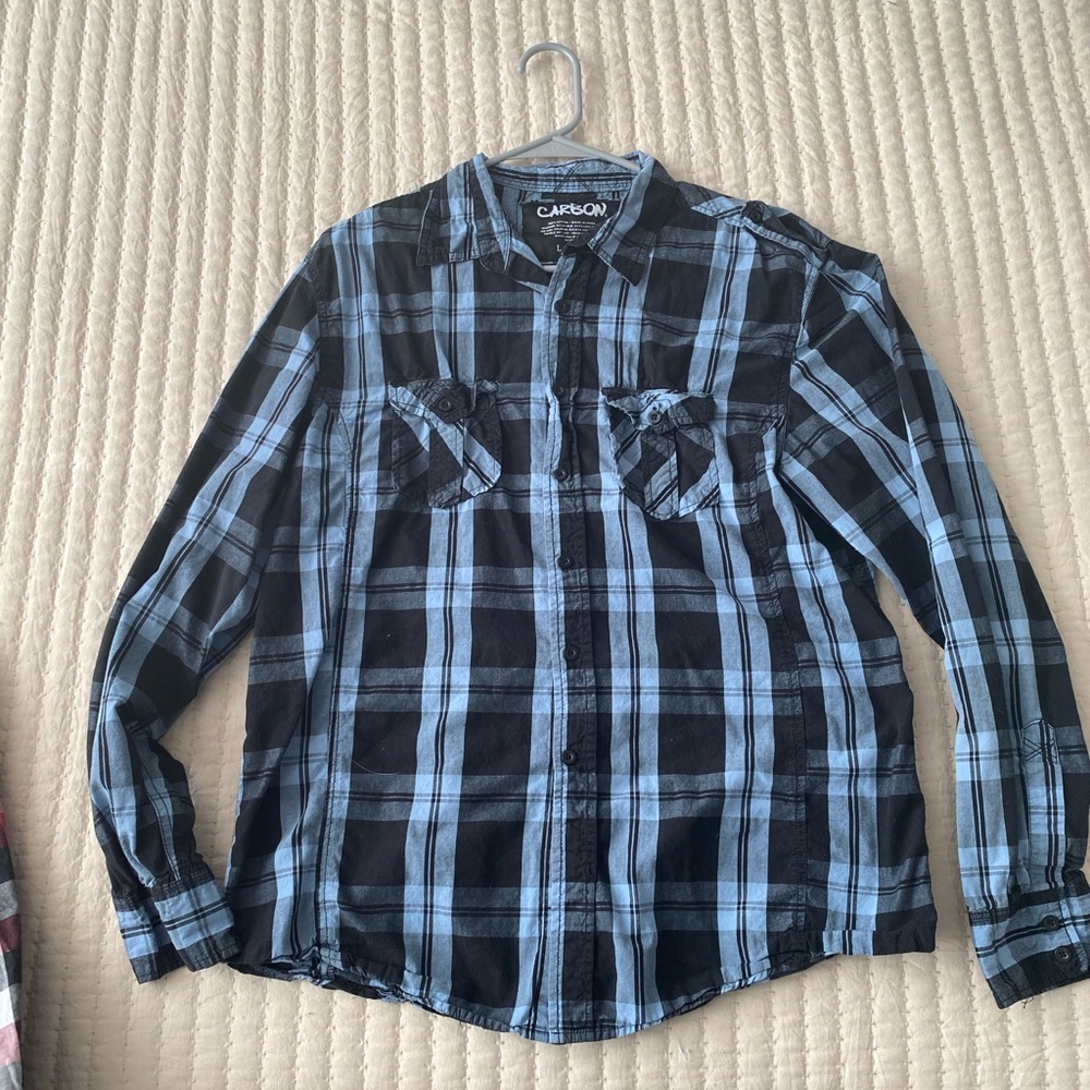Plaid button up